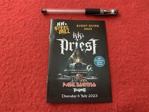 KK'S STEEL MILL JUDAS PRIEST EVENT GUIDE FLYER BOOKLET PAUL DIANNO IRON MAIDEN  - Imagen 1 de 6