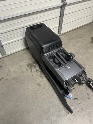 FORD F150 F250 F350 BLACK CENTER CONSOLE 2015 2016 2017 2018 2019 2020 2021 - Image 1 of 4