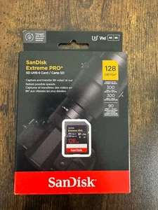 SanDisk - Extreme PRO 128GB SD UHS-II V90 Card - Picture 1 of 3