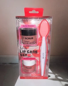 Nicka K Spa Juego de Cuidado de Labios - Exfoliante, Mascarilla y Herramienta de Doble Cara | K-Beauty | NUEVO - Imagen 1 de 2