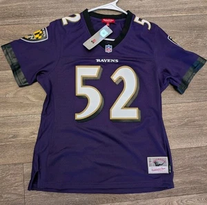 Mitchell & Ness Ray Lewis Baltimore Ravens Women’s Small Purple Legacy Jersey - Picture 1 of 8