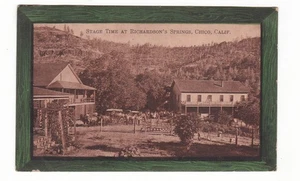 Kalifornien antike Postkarte / Richardson's Spring Chico, Kalifornien / Bühnenzeit - Bild 1 von 2
