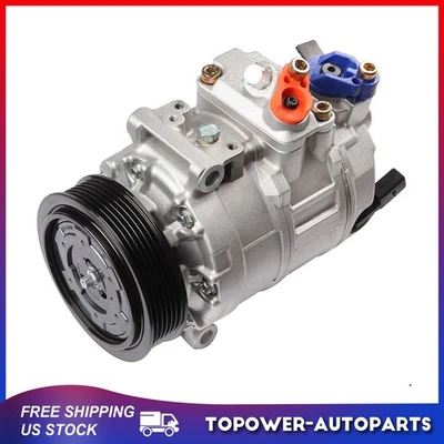 Compresor de aire acondicionado para 06-13 14 Volkswagen Jetta 06-10 Passat 2006-2007 Audi A3 Foto 1 de 4