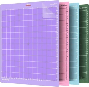 Light Grip Cutting Mat for Cricut Explore One/Air/Air 2/Maker 12x12 inch 4 Pack - Picture 1 of 8