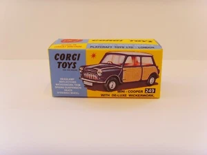 JUGUETES CORGI Nº 249 - MINI COOPER 'MICKERWORK' - Repro/caja de exhibición solamente. - Imagen 1 de 4