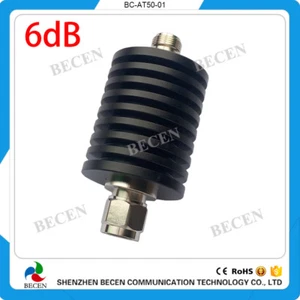 N-JK 50W N Attenuator 6dB male to female rf fixed Coaxial Attenuator DC-3GHz - Picture 1 of 9