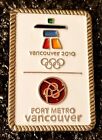 Épingle sponsor du métro olympique 2010 de Vancouver PORT METRO 