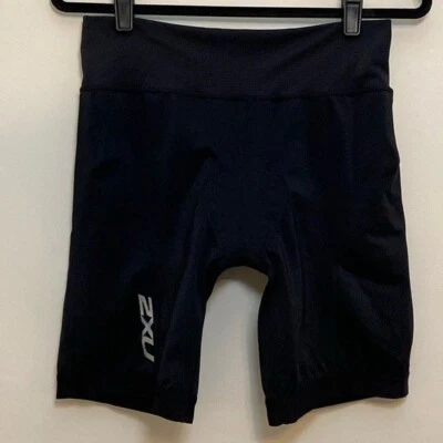 2XU Cycling Padded 8" Bike Shorts XXL 2XL Plus Black Nylon Blend Womens Sporty - Image 1 of 4