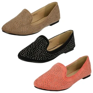 Spot On Niña con Tachuelas Mocasines Planos - Imagen 1 de 28