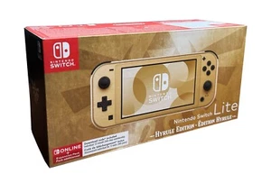 Nintendo Switch Lite Hyrule Edition + 12 Monate Nintendo Switch Online - Bild 1 von 2