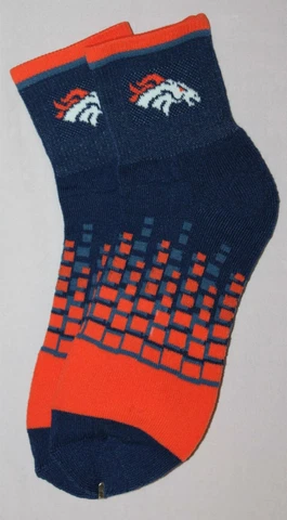 NFL Socks Denver Broncos Digital Squares Ankle Socks LRG Cover