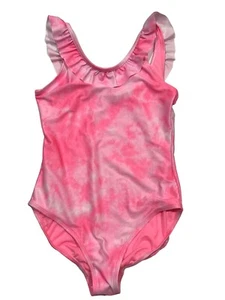 NWT GAP Girls One-Piece Swimsuit Sz XL Pink Ruffle - Picture 1 of 6