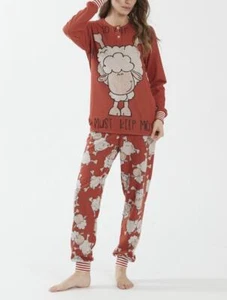 Damen Schlafanzug Happy People - Schaf - Bild 1 von 1