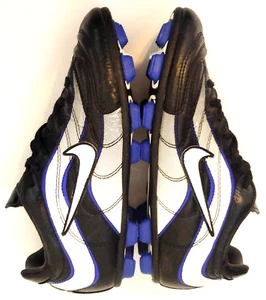 Nike R9 Cleats Black Blue US 6.5 EU 39 - Picture 1 of 20