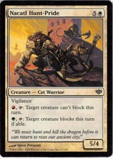 Nacatl Hunt-Pride *FOIL Uncommon* Magic MtG x1 Conflux SP