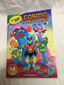 Crayola Cosmic Creatures Coloring Book - 48 Pages - Picture 1 of 9