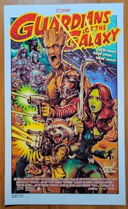 Rockin Jelly Bean Guardians Of The Galaxy 11.5X19" POSTER "Promotional Use Only" - Picture 1 of 6
