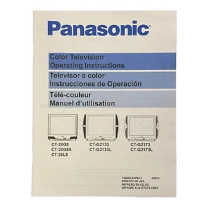 Panasonic Color Television TV CT-20G8 -20G8S -20L8 OWNER'S USER'S MANUAL ONLY - Picture 1 of 1