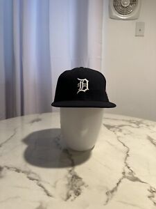 Detroit Tigers MLB New Era Authentic Collection 59FIFTY Fitted Hat-Black 7 1/5
