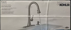 Kohler Kaori Pull-Down Kitchen Sink Faucet - Vibrant Stainless (K-R28706-SD-VS) - Picture 1 of 1