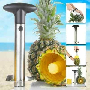 Fruit Pineapple Corer Slicer Peeler Cutter Stainless Kitchen Easy Tool Kit - Picture 1 of 5