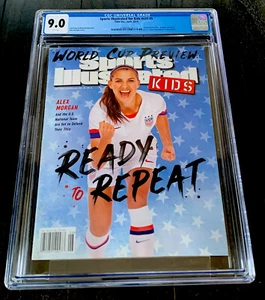 Alex Morgan RARE 2019 Sports Illustrated SI for Kids Mag USA POP 1 CGC 9.0 - Picture 1 of 3