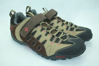 SPECIALIZED TAHOE WOMEN'S MOUNTAIN BIKE BROWN LEATHER SHOES SIZE 11.5 EUC - Imagem 1 de 4