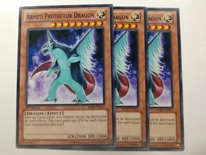 3 Armed Protector Dragon - SHSP-EN012 - NM Common TCG YuGiOh Cards - Picture 1 of 2