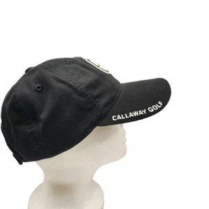 Callaway Golf Cap Hat Black Embroidered Baseball Cap Adjustable Rule 35 Ball - Picture 1 of 10