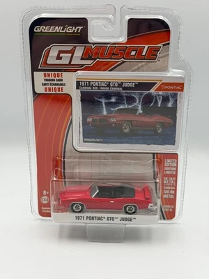 Greenlight GL Muscle 1971 Pontiac GTO Judge Convertible, Red, 1:64, NIB - Image 1 of 4