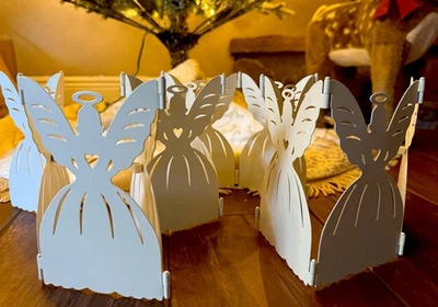 "Guirnalda de ángel de metal IKEA STRÅLA 50"" de largo 12 ángeles 6,25"" Anna Efverlund sin luces" Foto 1 de 4