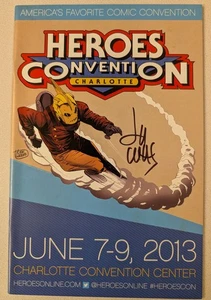 Heroes Convention Charlotte Program 2013 Lee Weeks Cover Signed By Lee Weeks HTF - Picture 1 of 3