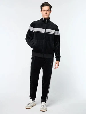 Sergio Tacchini - Damarindo Velour Track Set - Black - Size Large (LG) - Image 1 of 4