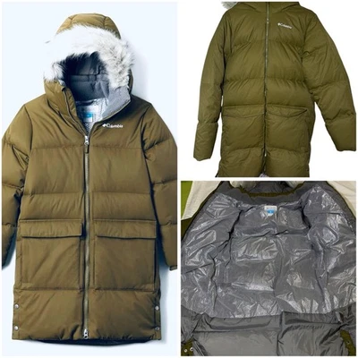 Chaqueta Columbia Unisex Jóvenes Niños Rockfall Medio Plumón Verde Oliva Talla XL (18-20) Foto 1 de 4