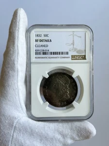 1832 SILVER NGC XF DETAILS 50C COIN - Picture 1 of 4
