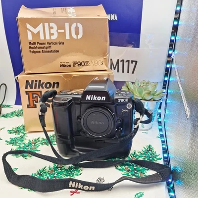 Nikon F90X 35mm SLR Film Camera Body + MB-10 Battery Grip w/Boxes. (refB.N) - Image 1 of 4