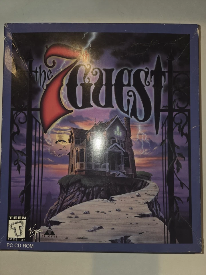The 7th Guest 1992 PC CD-ROM Video Game Complete in Big Box - Horror Adventure - Image 1 of 4