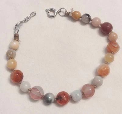 Amazonite Bracelet - Natural Gemstones - Fits 7" To 8" - Image 1 of 4