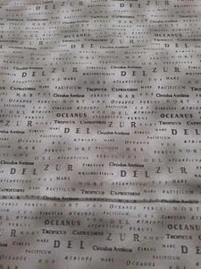 2 yds Windham Fabric Williamsburg Explorations Grey Pattern 29117 Cotton 42 in - Picture 1 of 5