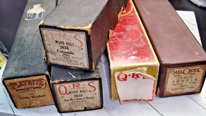 Assorted Vintage Piano Rolls - FIVE (5) Different Rolls - Picture 1 of 6