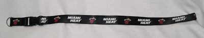 miami heat lanyard black hook & loop break away quick release 24" - Image 1 of 4