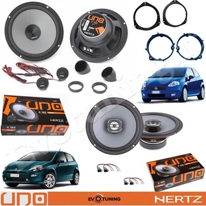 Kit 6 Casse Altoparlanti Hertz Ant+Post per Fiat Grande Punto 199 Evo 3 5 Porte - Foto 1 di 24