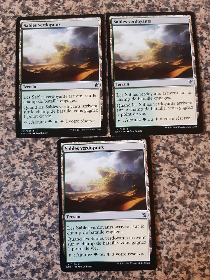 MTG - 3 x Blossoming Sands - Khans of Tarkir- FRENCH - Image 1 of 1