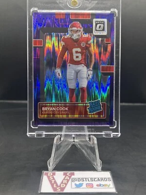 2022 Panini Donruss Optic - BRYAN COOK RATED ROOKIE PURPLE SHOCK PRIZM #272 - Image 1 of 3