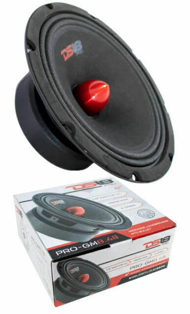 DS18 Pro-gm8.4b Mid Range Red Bullet Loud Speaker