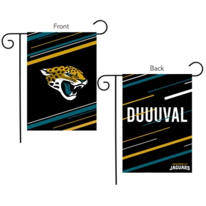 Jacksonville Jaguars Slogan Garten Flagge NFL lizenziert 12,5" x 18" Briarwood Lane - Bild 1 von 2