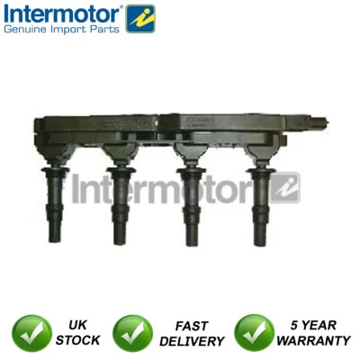 Intermotor Ignition Coil Pack Fits Vauxhall Astra Vectra Zafira 1.8 12724SJ - Image 1 of 2