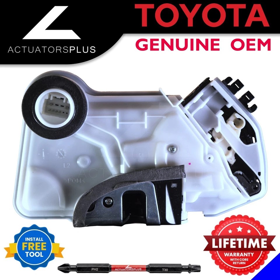 Lifetime 2014 to 2019 OEM Toyota Corolla Door Lock Actuator Left Front
