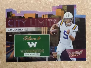 Jayden Daniels 2024 Prestige City Limits SP Rookie Parallel #4 Commanders RC - Bild 1 von 2