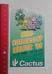 Aufkleber/Sticker: Cactus Mini Vollekslaf Walfer 1988 (040117134) - Picture 1 of 1